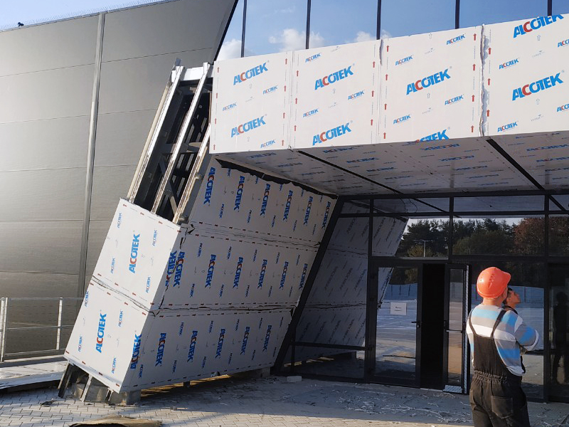 Фасад из композитных панелей